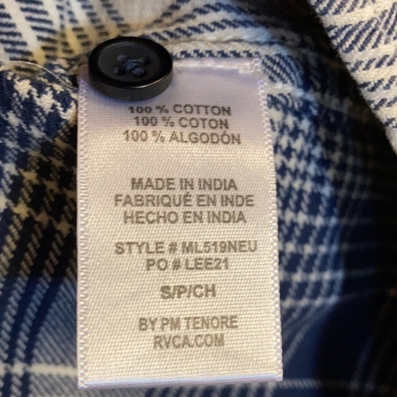 RCVA Plaid Button down Shirt | Small - Picture 5 of 6